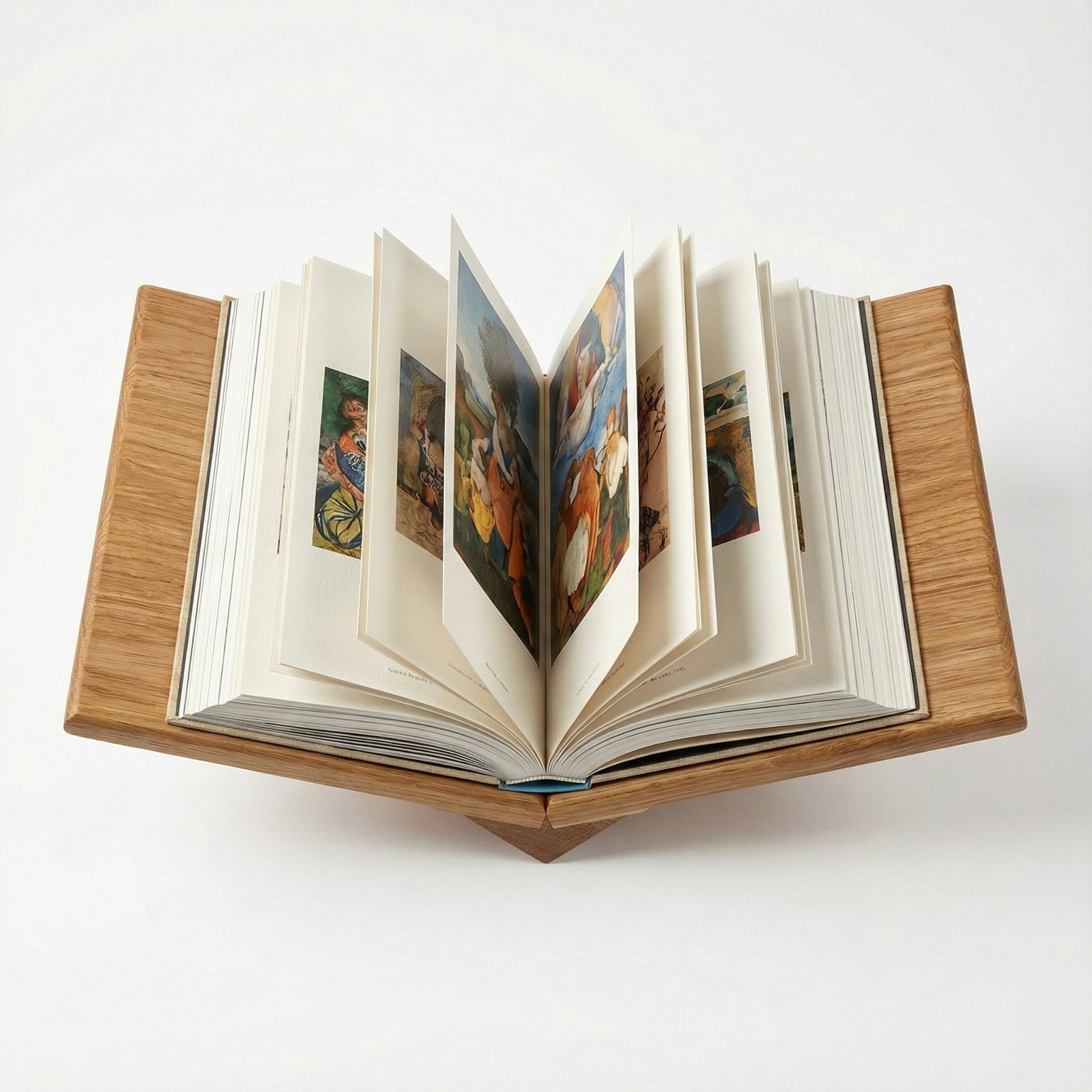 Wooden book stand